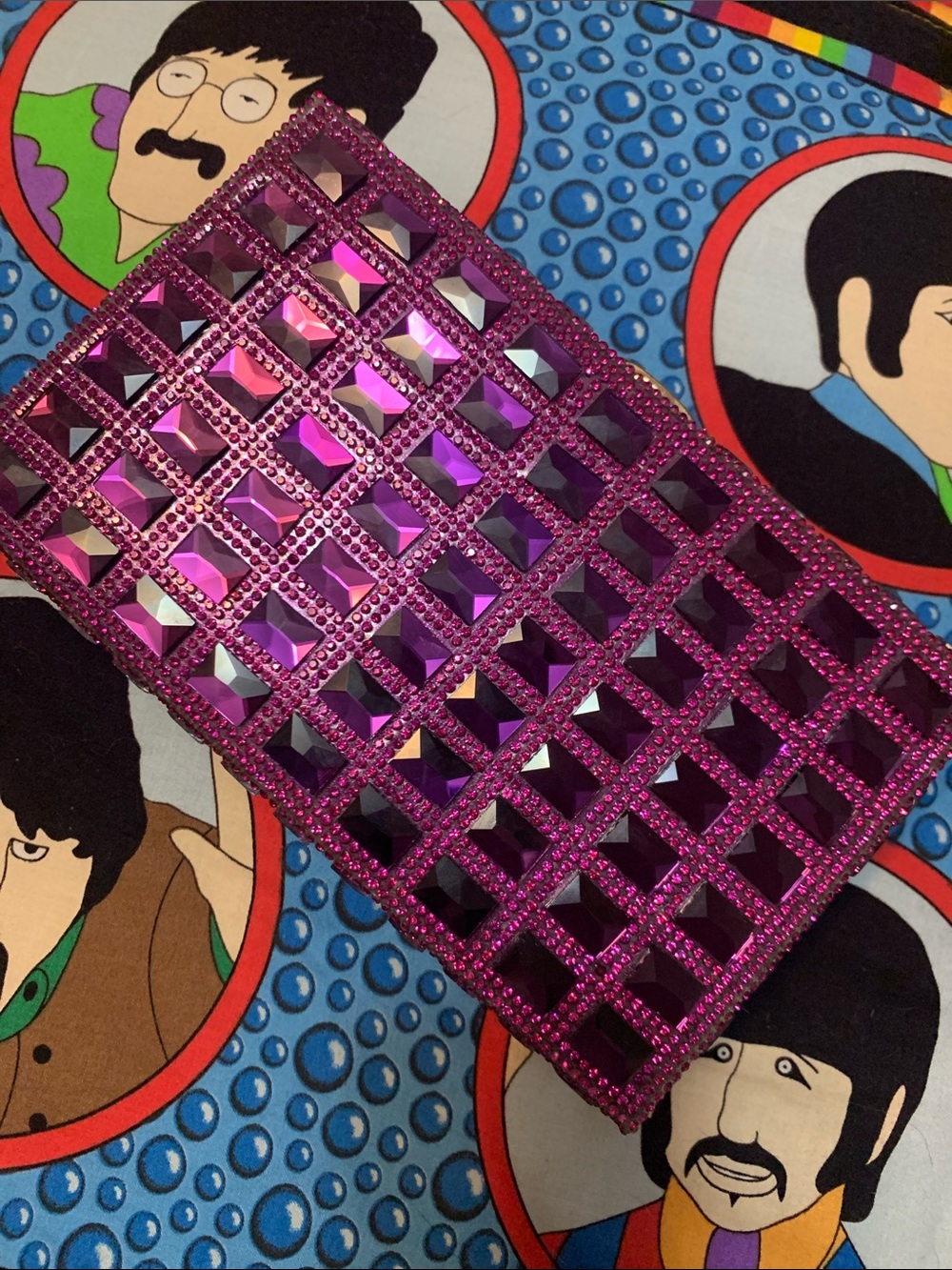 Decorative Purple Bling handbag